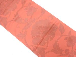 花唐草模様織り出し　袋帯